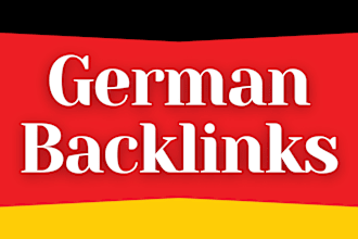 create white hat german backlinks for SEO link building service