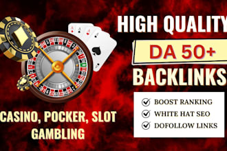 create DR 40 to 90 high quality dofollow SEO backlinks high da link building