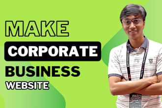 make corporate, business, life coach wordpress website and consulting