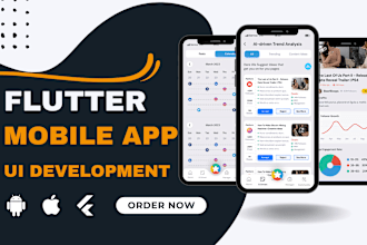develop any flutter UI for your flutter app development