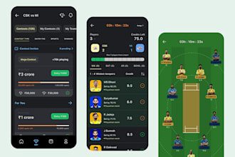 build fantasy sport app sport bet app as fpl dream11 fandual