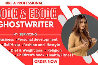 ghostwrite nonfiction ebook as ghost book writer with book publishing, format
