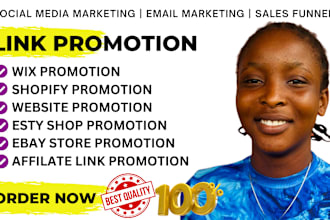 do shopify wix esty marketing affiliate website link promotion