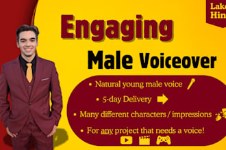 vocally act or narrate anything for your project