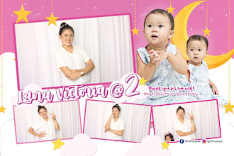 create a custom photobooth template