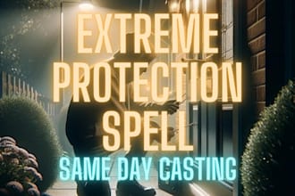cast extreme protection spell, psychic shield keep your family safe spell