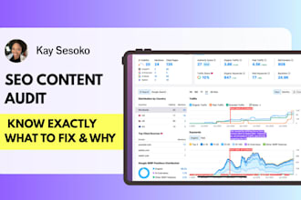 audit your website content and give you an SEO action plan