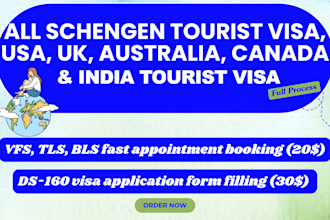 assist schengen USA UK australia canada india tourist visa