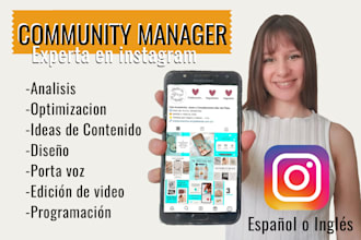 community manager expert in instagram in spanish