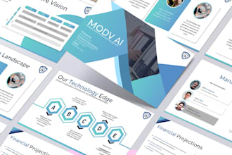 design a business presentation