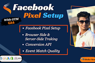 fix or setup facebook pixel conversion API server side tracking with ga4 and gtm