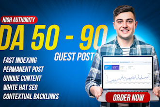 guest post on high da90 blog with dofollow contextual SEO backlinks
