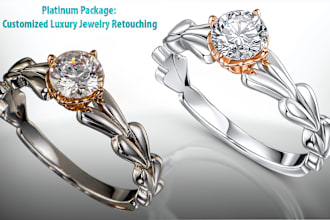 do top quality jewelry image editing for perfection