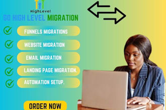 migrate clickfunnels, gohighlevel, kajabi website funnel automation expert