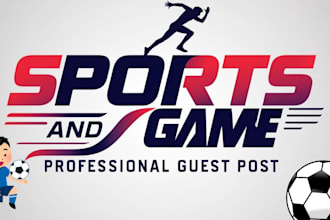 publish dofollow backlinks to sports and gaming websites