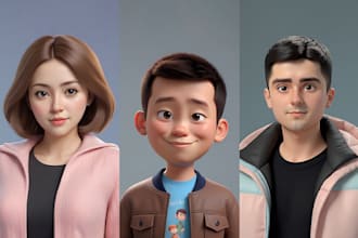 create stunning 3d cartoon portraits from your photo using ai