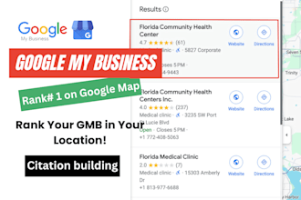 do google maps seo, monthly local business optimization, gmb ranking