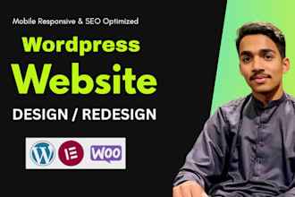 design, redesign or duplicate a wordpress website