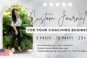 create a custom journal for your coaching business