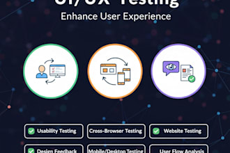 conduct UI UX testing to enhance user experience
