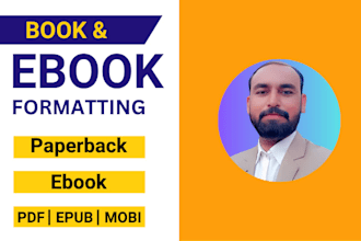 expert book formatter and editor for kdp, kindle, ingram, printing in indesign