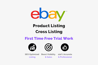 do ebay SEO listing, ebay listing, ebay product listing