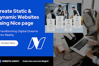 create dynamic and attractive websites using nicepage