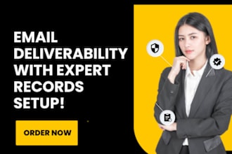 dns setup for spf, dkim, dmarc for email inbox deliverability