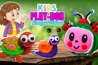 make play doh, clay and ceramics crafts videos