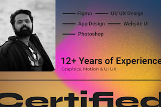 consult you on web or app UI UX in figma or photoshop