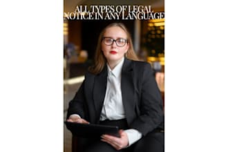write a legal notice for court ready