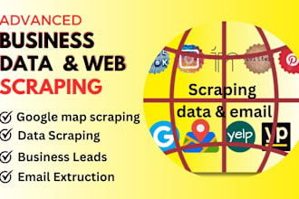 do google map scraping business lead with emails