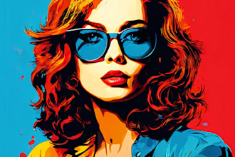 turn your photo into a pop art design
