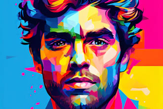 make a beautiful wpap pop art portrait