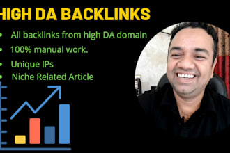 create exclusive high da backlinks