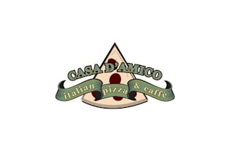 design pleasant and intriguing pizza and caffee logo