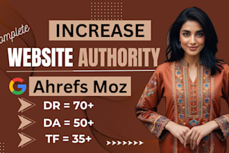 increase ahrefs domain rating dr da and tf