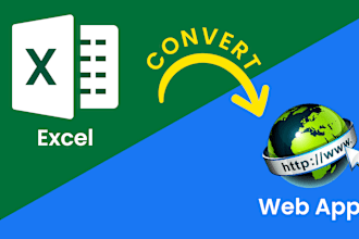 transform excel calculations into a intuitive web app