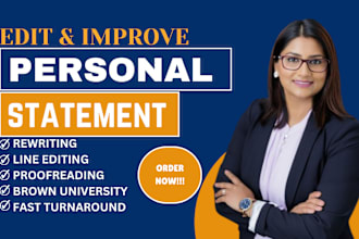 proofread personal statement, college graduate law school job application resume