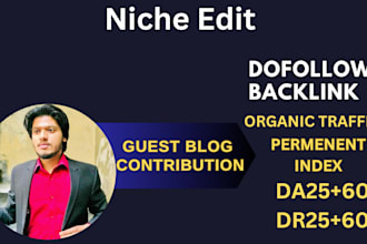 do a guest post on niche edit provide and dofollow link