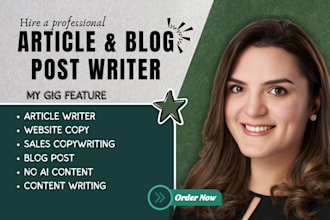 write an engaging SEO article, blog post, content writing, and copywriting