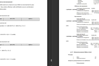 do concrete structure analysis and reports according to bael and eurocode