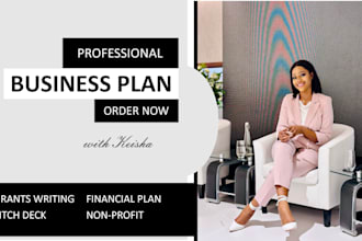 develop a comprehensive startup business plan with financial projections