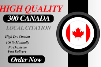 do canada local citations and directory submission