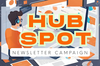 setup hubspot CRM website, brevo campaigns newsletters integration, landing page