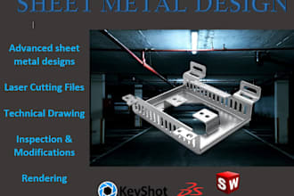 do advance sheet metal design, dfx file for laser cutting