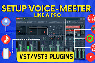 setup voicemeeter banana or potato with vst for your streams