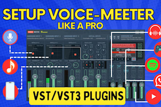 do setup voicemeeter banana or potato with obs for streaming