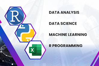 do data analysis, data science using rstudio, r programming and sas