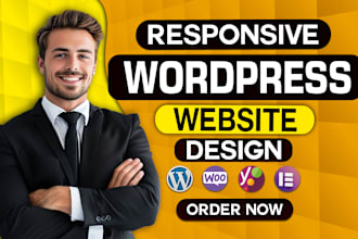 do wordpress website development, design or redesign wordpress blog website